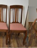 Holzstühle, klassisch - 3 Stück - neuer Bezug in Altrosa - Saisonangebot! in 80809