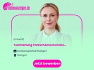 Teamleitung Parkscheinautomaten-Wartung (m/w/d) - Stuttgart