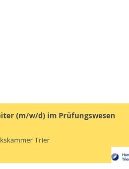 Sachbearbeiter (m/w/d) im Prüfungswesen - Trier