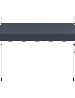 Balkonmarkise 350 x 120 cm anthrazit - Ebikon