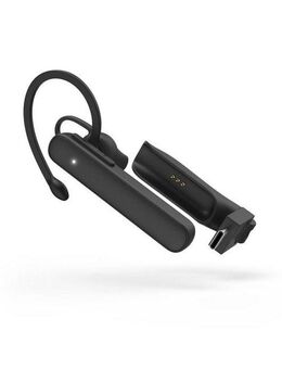 Hama Mono-Bluetooth®-Headset mit Ladestation, kabellos, Multipoint Bluetooth-Kopfhörer (Echo Noise Cancellation (ENC), Sprachsteuerung, Stummschaltung, Google Assistant, Siri, filtert und unterdrückt Umgebungsgeräusche, incl. Ladestation)
