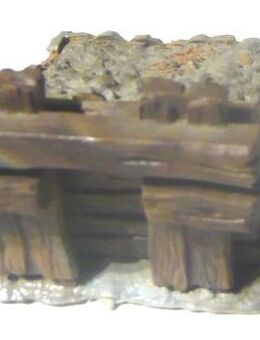 Nostalgie Prellbock H0 Holzbohlen und Steine universell passend - Amberg