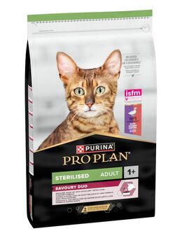 PURINA PRO PLAN Sterilised Adult Savoury Duo Ente & Leber - 10 kg