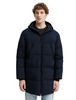 TOM TAILOR Denim Steppjacke mit Logo Print