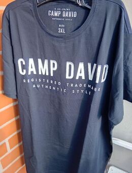 CAMP DAVID T-Shirt BLAU Logo Gr.3 XL+4XL TOP NEUWARE OHZ Versand mög - Osterholz-Scharmbeck