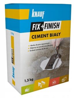 Knauf Fix Finish Sanierspachtel spezial Weißzement 1,5 kg - Wuppertal