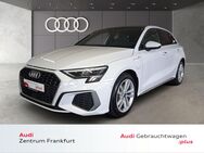 Audi A3, Sportback 40 TFSI e S line, Jahr 2021 - Frankfurt (Main)