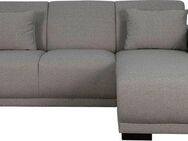 Home affaire Ecksofa BORNHOLM L-Form mit Recamiere, Maße B/T/H: 234/162/85 cm, Recamiere links oder rechts bestellbar, Wellenfederung, inkl. 2 Kissen