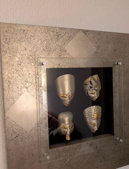 Deko Bilderrahmen mit 4 Masken - Niederkassel