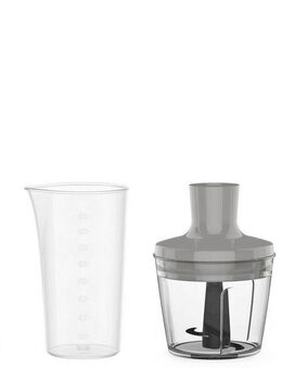 Tefal Stabmixer HB673B Quickchef+, 1000 W, Silence-Modus, 20 Geschwindigkeitsstufen, inkl. Zubehör