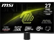 MSI MAG 276CPXF Curved-Gaming-Monitor (69 cm/27 ", 1920 x 1080 px, Full HD, 0,5 ms Reaktionszeit, 280 Hz, 5-Wege Joystick Navigation)