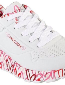 Skechers UNO LITE-LOVELY LUV Sneaker, Schnürschuh mit bedruckter Sohle, Größenschablone zum Download
