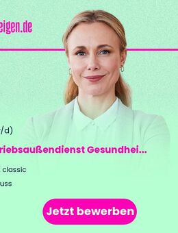 Vertriebsaußendienst Gesundheitswesen (w/m/d) - Viersen