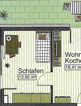 2-Zimmer Wohnung (Single Flat) in Neu-Ulm zu vermieten - Neu Ulm