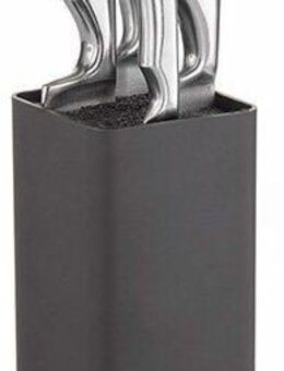 Buddy's Messerblock Buddy´s BBQ (1tlg), Kunststoff, eckig, herausnehmbarer Bürsteneinsatz, unbestückt