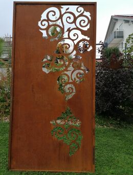 Sichtschutz "Venezia" Edelrost Zaun - Kraftisried