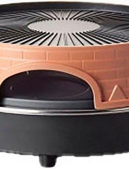 Emerio Pizzaofen PO-113255.4, Mini-Pizzaofen mit 2 Heizkreisläufen