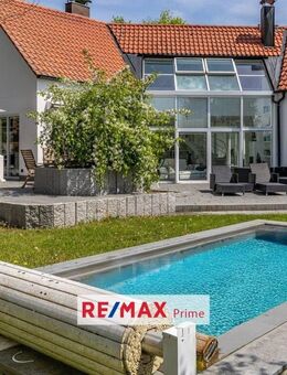 Exklusives Wohnkonzept mit Einliegerwohnung, Panoramablick, Pool, Sauna und 860?m² Garten - Eurasburg (Regierungsbezirk Schwaben)
