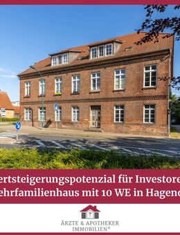 Wertsteigerungspotenzial für Investoren! Mehrfamilienhaus mit 10 WE in Hagenow - Hagenow