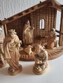 Weihnachtskrippe mit Figuren in 34121