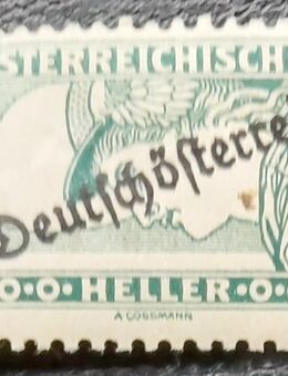 Briefmarke KK. Österreich, überdruckt mit Deutschösterreich, 5 H. - Leverkusen