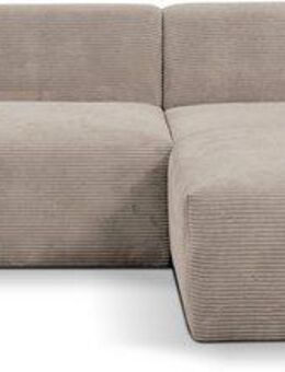 WERK2 Ecksofa Zeus-L modern und zeitlos, Breite 253cm, bequemes Sofa, Curvy Trend Ecksofa mit urbaner Optik