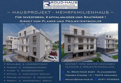 + EXKLUSIVES MEHRFAMILIENHAUS-PROJEKT! +