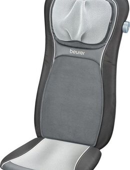 BEURER Shiatsu-Massagesitzauflage MG 260 für wohltuende Massagen von Nacken und Rücken, Mit Licht- und Wärmefunktion, 3 Massageprogramme, mit Timerfunktion