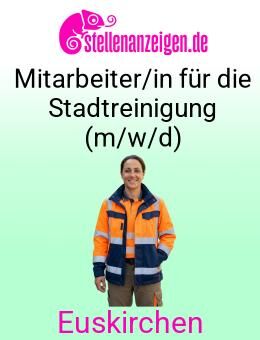 Mitarbeiter/in für die Stadtreinigung (m/w/d) - Euskirchen