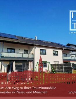 Verkauft! Moderne Obergeschosswohnung mit Gartenanteil und Garage in Pocking - Pocking