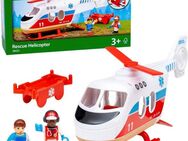 BRIO® Spielzeug-Hubschrauber BRIO® WORLD, Rettungshubschrauber, FSC® - schützt Wald - weltweit