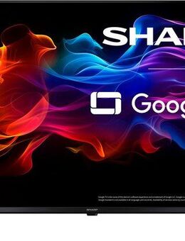 Sharp 4T-C43HPx QLED-Fernseher (108 cm/43 Zoll, 4K Ultra HD, Google TV, Smart-TV)