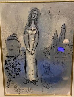 Marc Chagall, Lithographie, Bibel II, Esther. TOP ZUSTAND. - Völklingen Zentrum