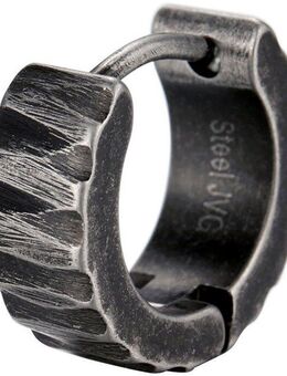Firetti Single-Creole Schmuck Geschenk Edelstahl Ohrschmuck Ohrring Crag Fels
