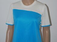 Box#57 Shamp Shirt T-Shirt Sportshirt blau weiß S 36/38 Polyester - Mühlberg (Elbe)