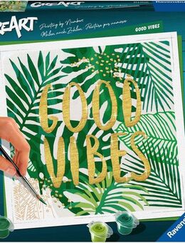 Ravensburger Malen nach Zahlen CreArt, Good Vibes, Made in Europe