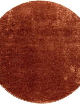 Paco Home Teppich Cadiz 630, rund, Höhe: 14 mm, Kurzflor, Uni-Farben, besonders weich, waschbar, Wohnzimmer