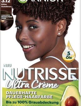 GARNIER Coloration Garnier Nutrisse Creme, Packung, 3-tlg., mit pflegender Formel