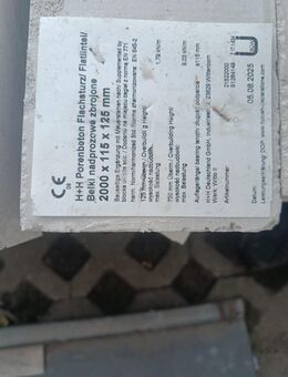 Flachsturz Porenbeton 200 x 12,4 x 11,5 cm - Planebruch