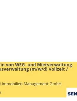 Verwalter *in von WEG- und Mietverwaltung Bereich Hausverwaltung (m/w/d) Vollzeit / Teilzeit - München