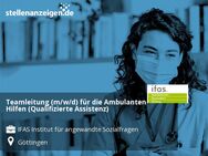 Teamleitung (m/w/d) für die Ambulanten Hilfen (Qualifizierte Assistenz) - Göttingen
