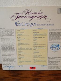 Max Greger-Klassisches Tanzvergnügen-Vinyl-LP,1984 - Linnich