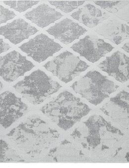 Paco Home Teppich Stilo 859, rechteckig, Höhe: 12 mm, Hoch-Tief-Struktur, In- und Outdoor geeignet, Wohnzimmer