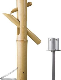 Ubbink Wasserspiel Bamboo Tumbler II, 8 cm Breite, (4 tlg), Naturbambus