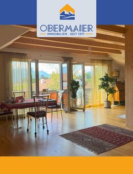 HOCHWERTIG AUSGESTATTETE 4-ZIMMER-WOHNUNG MIT BERGBLICK – ZENTRUMSNAHE LAGE IN MURNAU - Murnau (Staffelsee)