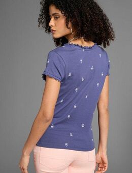 KangaROOS Kurzarmshirt kurzärmelig, figurbetont, aus Baumwolle