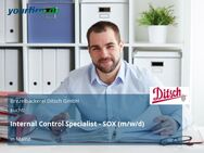 Internal Control Specialist - SOX (m/w/d) - Mainz