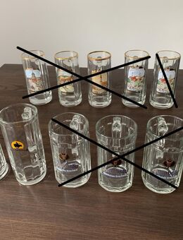 11 Krüge / Glaskrüge / Bierkrüge - Vilshofen (Donau) Zentrum