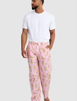 Lousy Livin Schlafhose Pants Pink Banana mit lockerem Schnitt