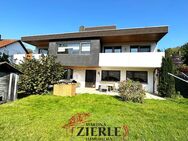 Gelegenheit! Architektenhaus in sehr gefragter ruhiger Lage, großer Garten, Doppelgarage u. Carport! - Ebersbach (Fils)